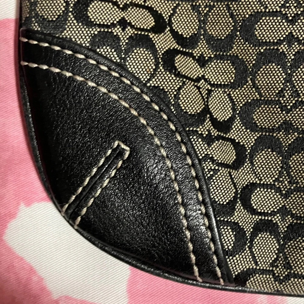 Coach Black and dark grey Designer Women's Bag NWOT